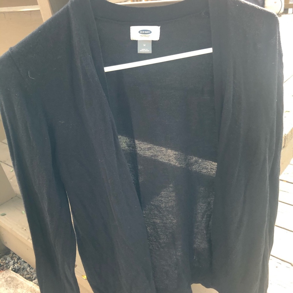Dark green cardigan